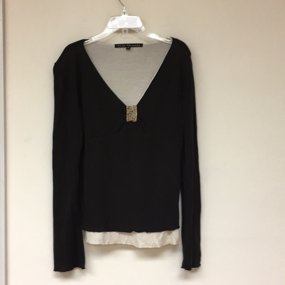 Silk Threads Double layer look Size M